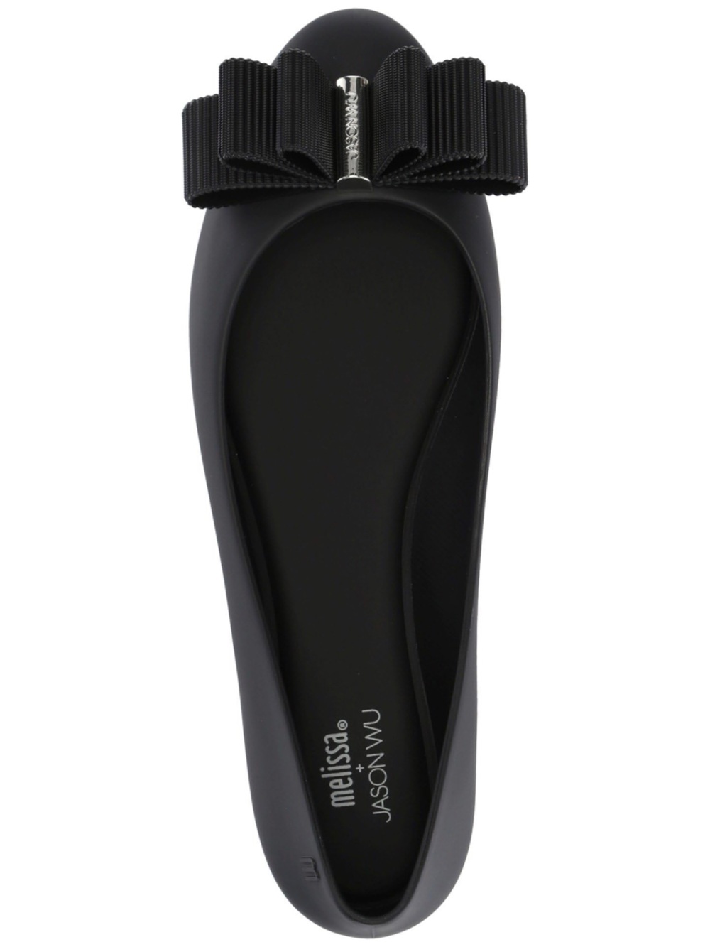 Melissa‎ by Jason Wu Black Bow Rubber Flat - Melissa